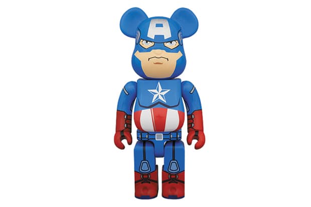 Captain America x Medicom Toy 400% Bearbrick