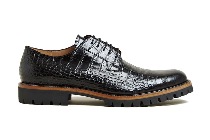 Dries Van Noten 2012 秋冬 Patterned Leather Oxford Shoes 鱷魚皮紋設計紳士鞋款 