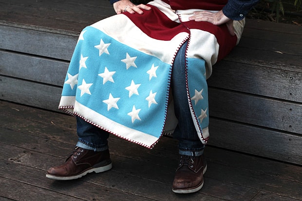 FACETASM 2012 秋冬 Stars &amp; Stripes Blanket 毛毯