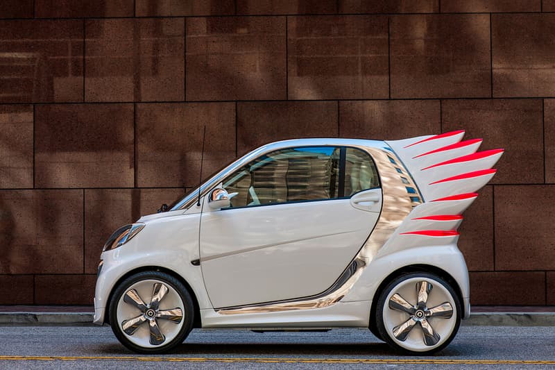 Jeremy Scott 將 smart Fortwo Electric Drive 加入翅膀推出 smart forJeremy 限量設計車款