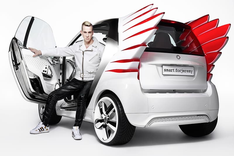 Jeremy Scott 將 smart Fortwo Electric Drive 加入翅膀推出 smart forJeremy 限量設計車款
