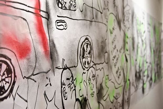 The Church of London 舉辦 Mark Gonzales “One Week, One Show” 個人展現場回顧