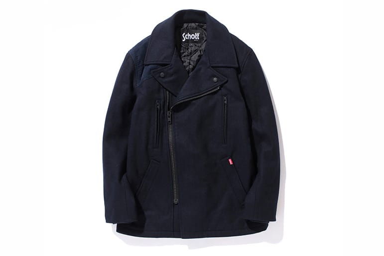 Stussy x Schott NYC 2012 冬季 Military Pea Coat 外套