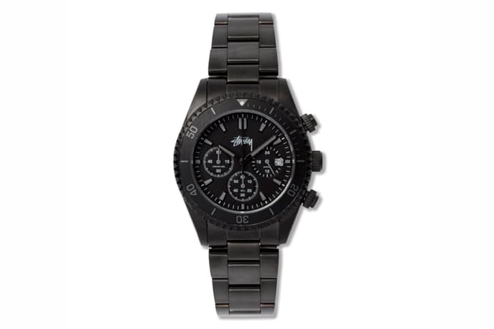 Stussy ZOZO CHAPT 5周年紀念 Chronometer “CREWSADER” 黑色別注錶款