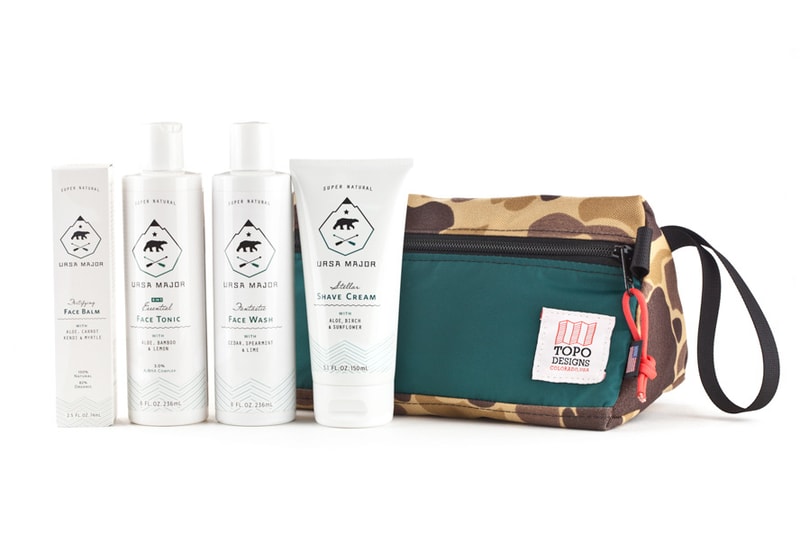 Topo Designs x Ursa Major Dopp Kit 聯名個人護理系列