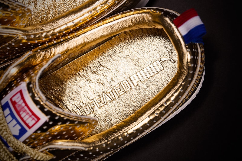UNDFTD x PUMA Clyde “Gametime” 24k Metallic Gold 聯名別注鞋款完整細節披露！