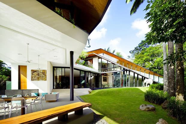 建築事務所 K2LD Architects 充滿熱帶風情的 Winged House