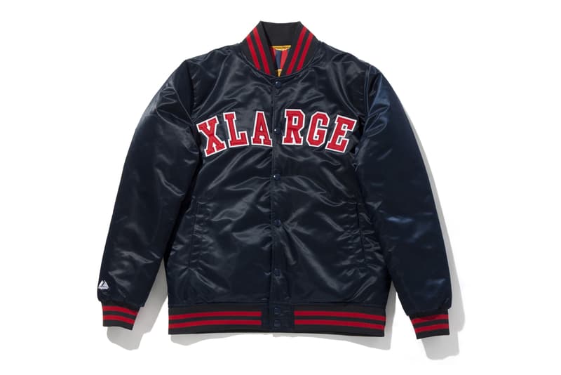 XLarge x Majestic 雙面着用 Baseball Jacket 外套