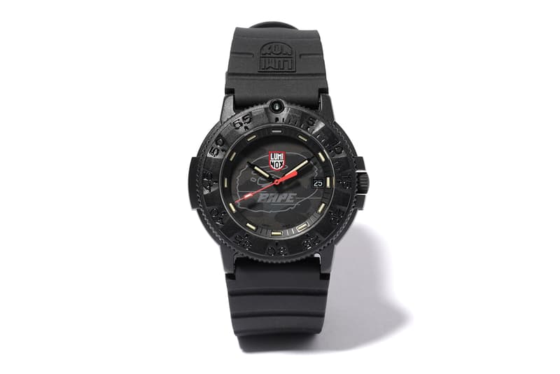 A Bathing Ape x Luminox Navy SEAL Blackout 3001MIL Watch 聯名別注限量錶款