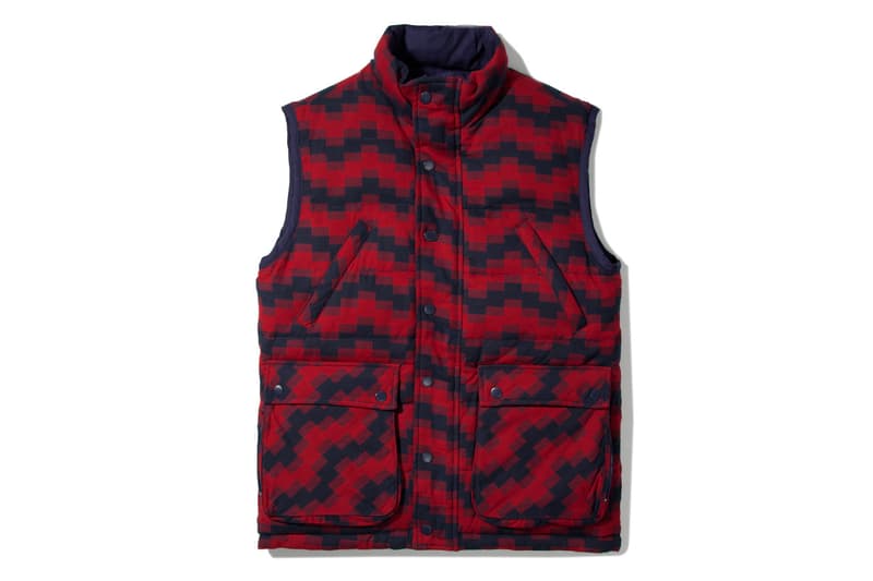 Billionaire Boys Club 2012 冬季 Navy &amp; Red Plaid Reversible Utility Vest 羽絨背心