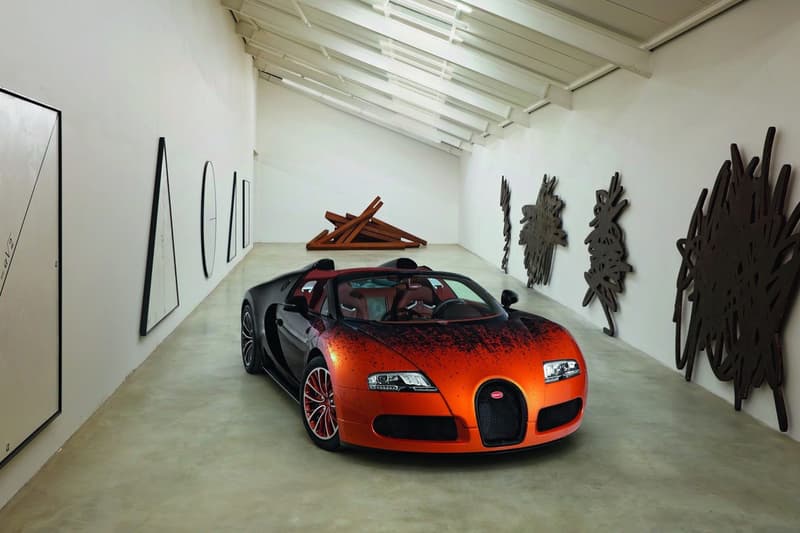 Bugatti Veyron Grand Sport 別注藝術家 Bernar Venet 設計車款
