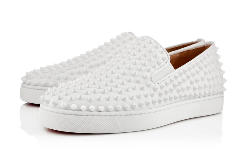 Christian Louboutin 2013 年春季 Roller-Boat Flat White 鞋款