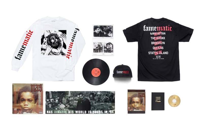 音樂廠牌 Get On Down 與街頭品牌 Hall of Fame 共同打造傳奇嘻哈歌手 Nas 專輯 《Illmatic》 黃金版豪華大禮包