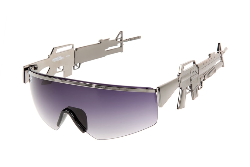 Jeremy Scott x Linda Farrow 2013 春季機槍造型 Machine Gun Sunglasses