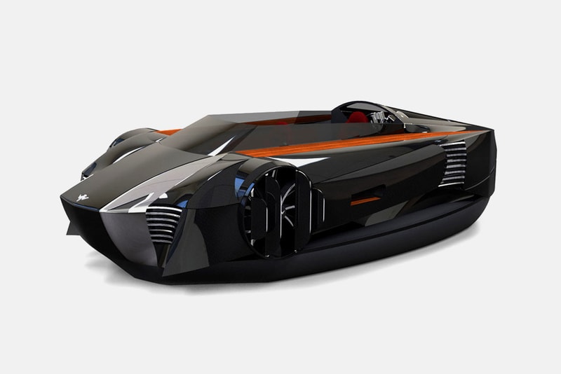充滿未來感的 Mercier-Jones 概念車型 “Hovercraft” 曝光