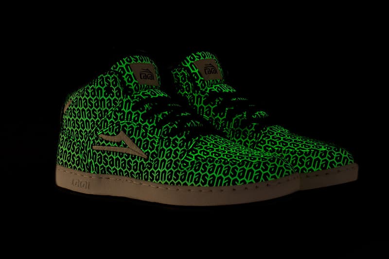 N.A.S.A. x Lakai Glow-in-the-Dark Telford Shoe 聯名夜光鞋款