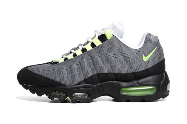 Nike 2012 冬季 Air Max 95 EM "Cool Grey/Volt Black" 鞋款
