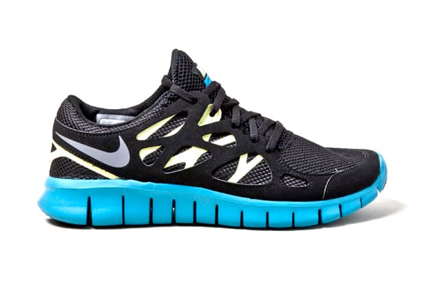 Nike Free Run+ 2 全新黑/藍黃配色