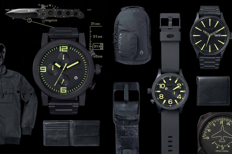 Nixon 2013 年春夏“Black &amp; Lum” 系列配件