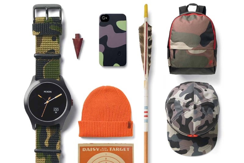 Nixon 2013 年春夏 "Camo" 系列配件
