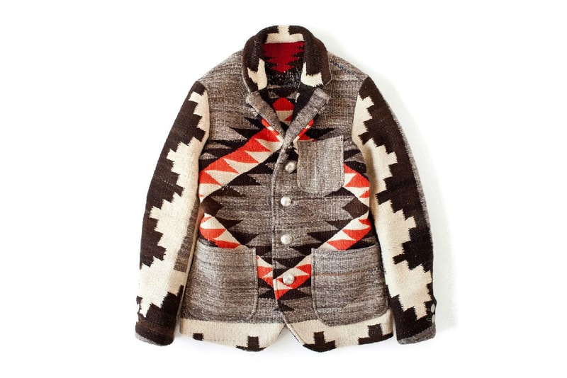 visvim 2012 冬季 Navajo Blanket Hoppiland Jacket 那瓦霍印地安圖騰設計外套
