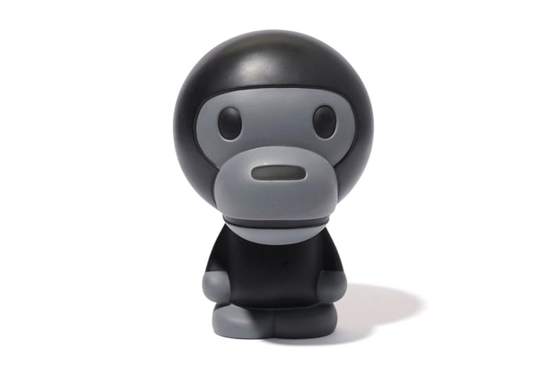 A Bathing Ape 2013 春夏 BABY MILO Black & Grey Figure 玩具公仔