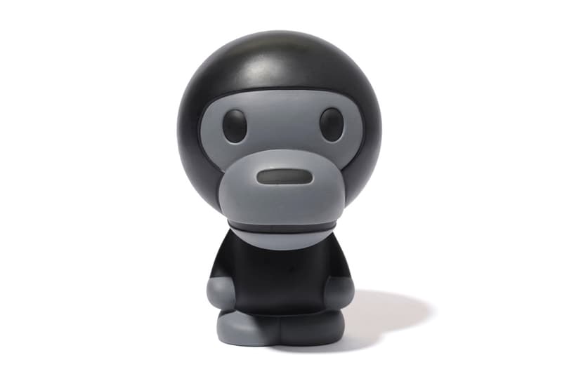 A Bathing Ape 2013 春夏 BABY MILO Black & Grey Figure 玩具公仔