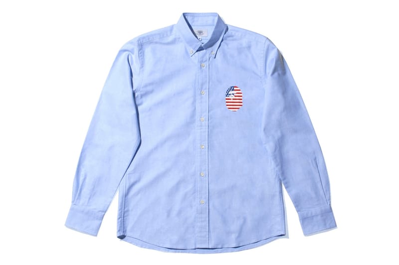 A Bathing Ape 2013 年春季 LARGE APE HEAD OX BD SHIRT