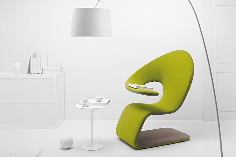 ALEAF Chaise Lounge 結合躺椅與扶手椅的摩登家具