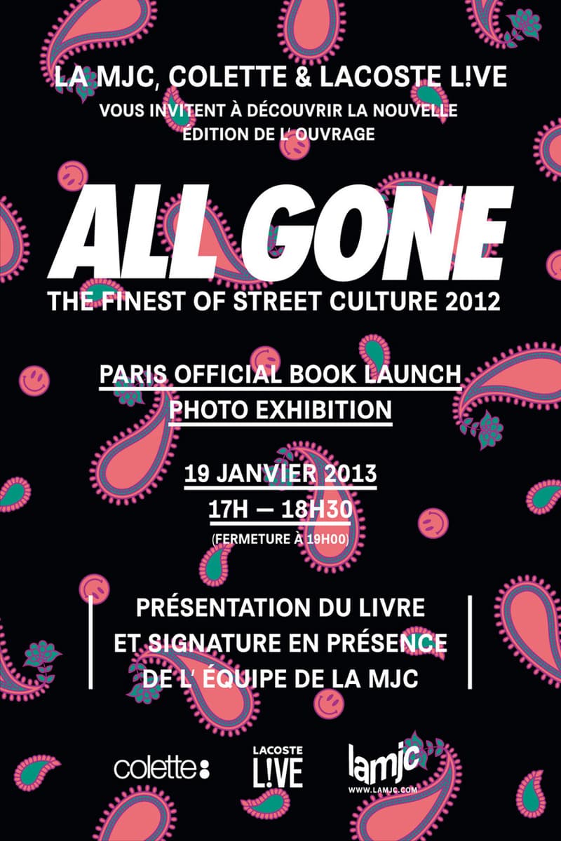 ALL GONE 2012 Paris 法國首發攝影簽名展