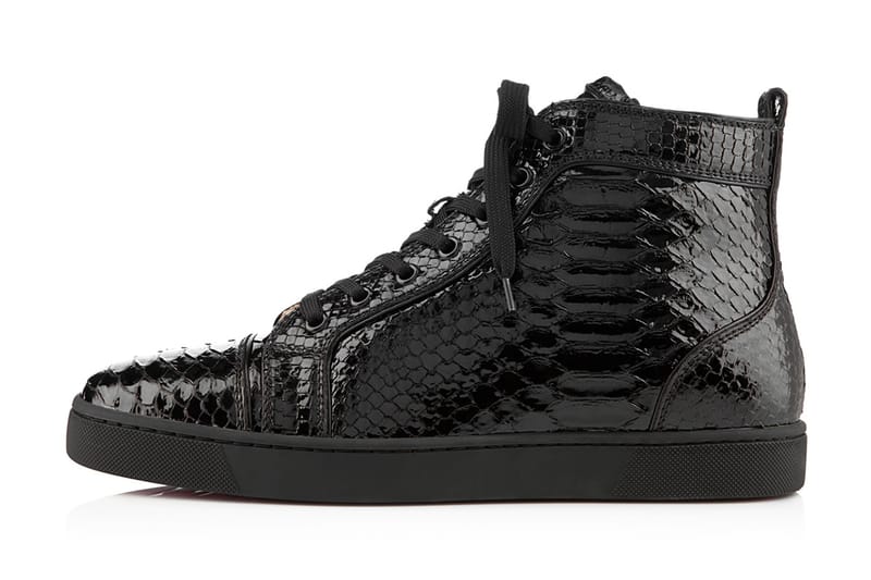 Christian Louboutin 2013 春季 Louis Flat Black Python 新鞋款