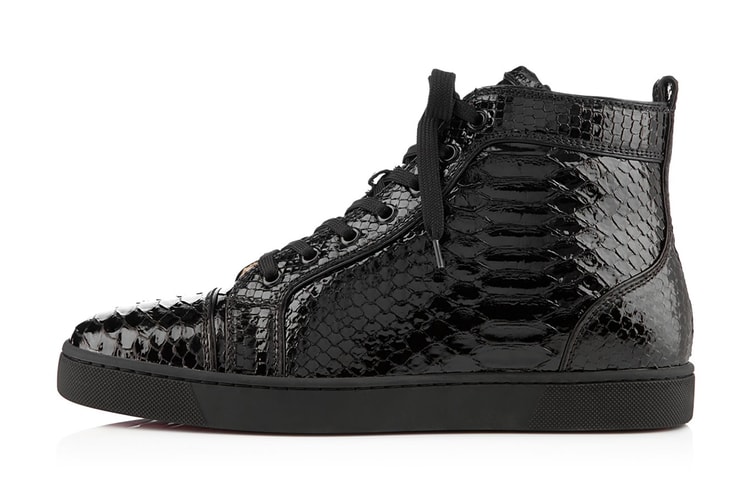 Christian Louboutin 2013 春季 Louis Flat Black Python 新鞋款