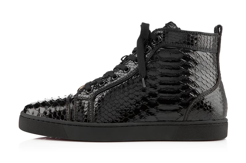 Christian Louboutin 2013 春季 Louis Flat Black Python 新鞋款