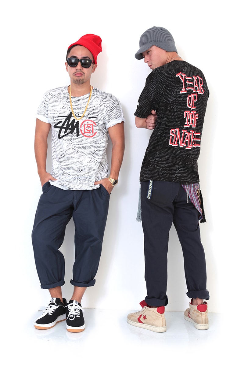 CLOT x Stussy 2013 蛇年別注系列造型搭配 Loobook