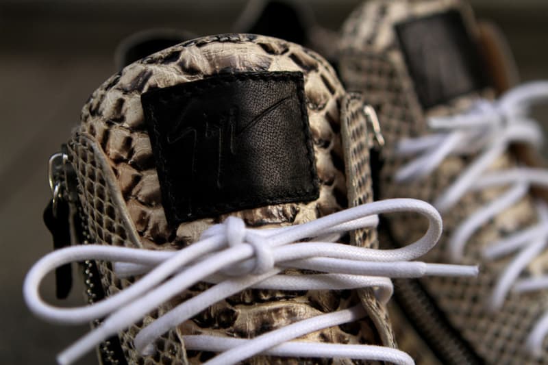 Giuseppe Zanotti “Snakeskin” 高幫時尚鞋款