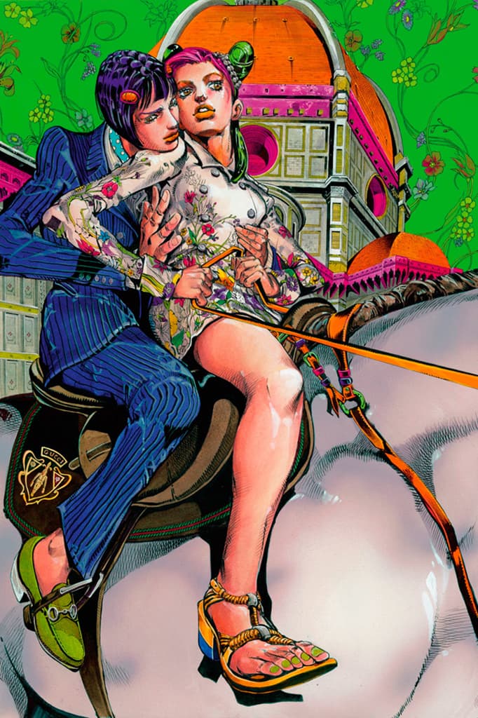 《SPUR》雜誌與 荒木飛呂彥《JoJo 的奇妙冒險》 攜手 Gucci 打造全新合作企劃