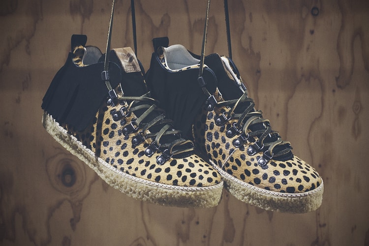 Mutta Shoes Hiker Safari Crepe 豹紋設計生膠鞋底靴款