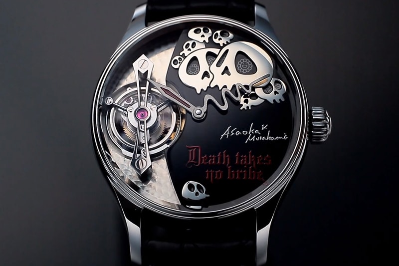 Takashi Murakami x Hajime Asaoka “Death Takes No Bribe” 別注聯乘陀飛輪腕錶