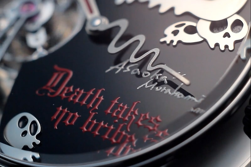 Takashi Murakami x Hajime Asaoka “Death Takes No Bribe” 別注聯乘陀飛輪腕錶