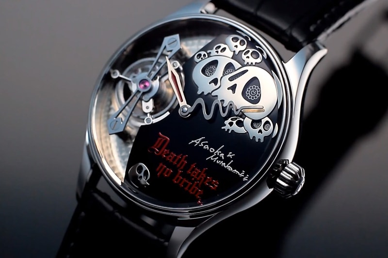 Takashi Murakami x Hajime Asaoka “Death Takes No Bribe” 別注聯乘陀飛輪腕錶