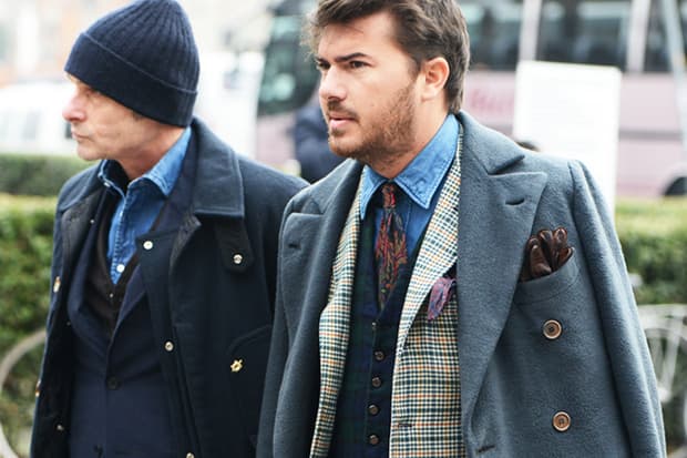 街拍攝影師 Tommy Ton 於佛羅倫斯 Pitti Uomo 2013 秋冬商貿展中拍攝的最新街拍作品