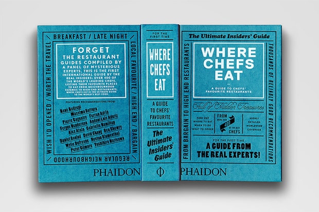  Phaidon 出版環球美食指南《Where Chefs Eat》