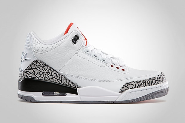 Air Jordan 3 Retro ’88 White/Cement Grey 全新復刻鞋款