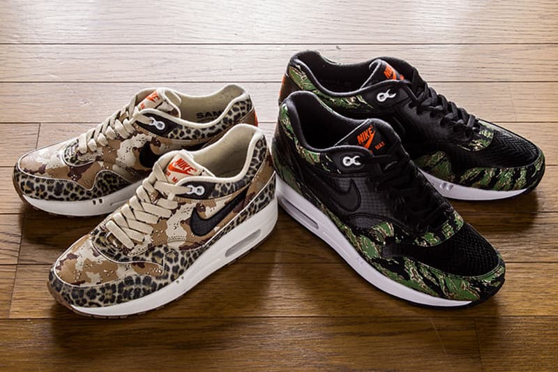 atmos x Nike 2013 Air Max 1 Animal Camo Pack 聯乘系列