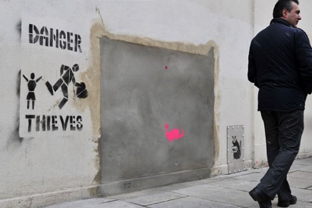 Banksy 塗鴉作品退出邁阿密藝術拍賣會！
