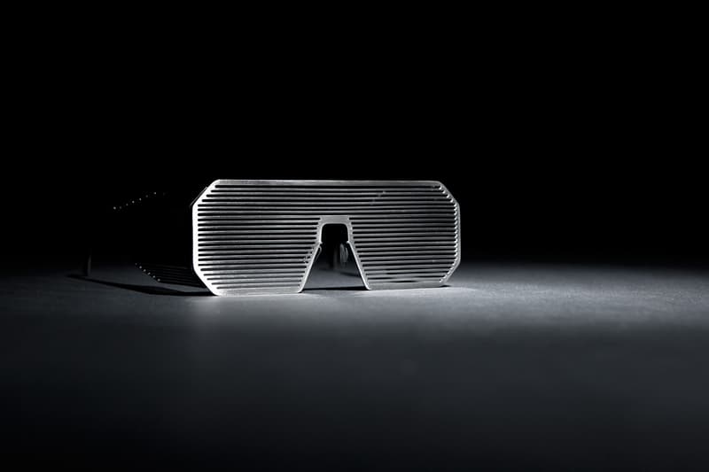 Boris Bidjan Saberi x Linda Farrow Shutter Sunglasses 聯名太陽眼鏡近照一覽