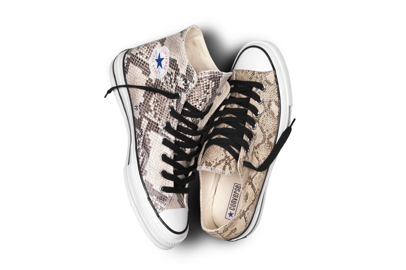 Converse First String 1970s Chuck Taylor 蟒蛇主題鞋履