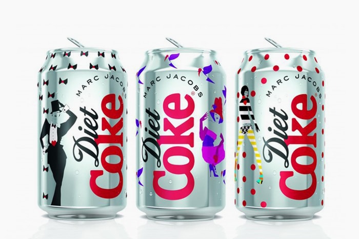 Diet Coke 健怡可樂創意總監 Marc Jacobs 設計別注版 Diet Coke 瓶身正式登場
