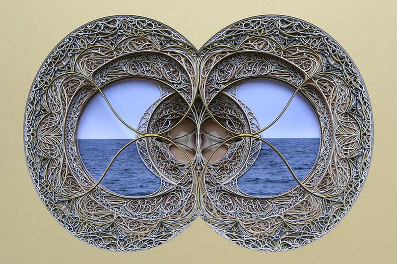 Eric Standley 發佈鐳射紙雕玫瑰窗作品
