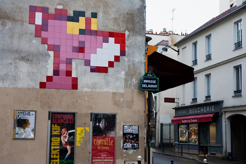 神秘塗鴉客 Invader 於 Paris 巴黎的全新創作！